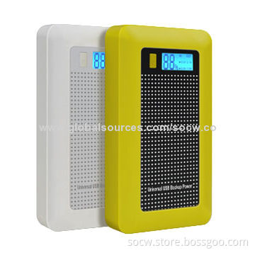 15,000mAh Power Banks for iPhone and iPad, Built-in High-power LED Light